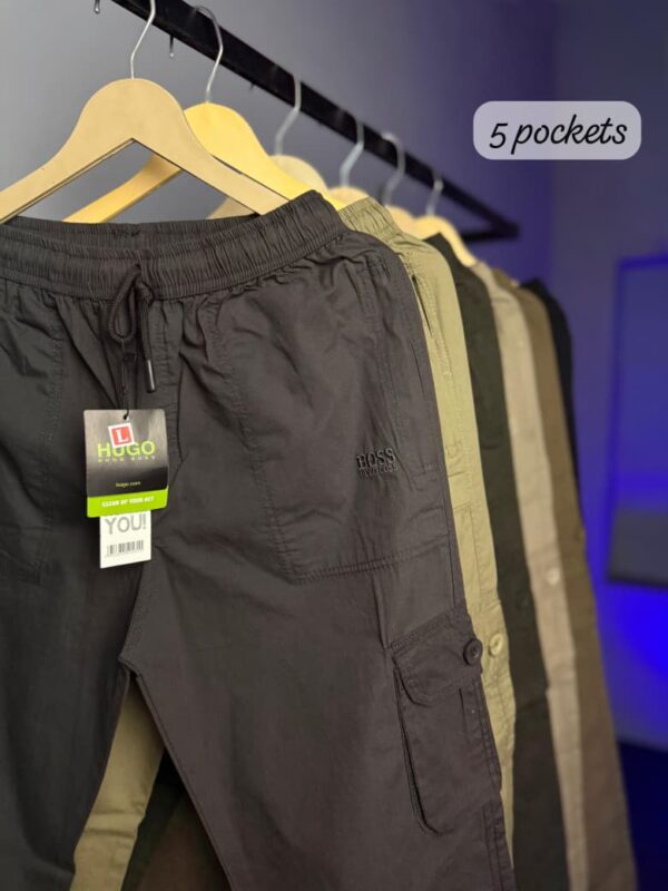 Hugo Boss Premium Cotton Canvas Trousers