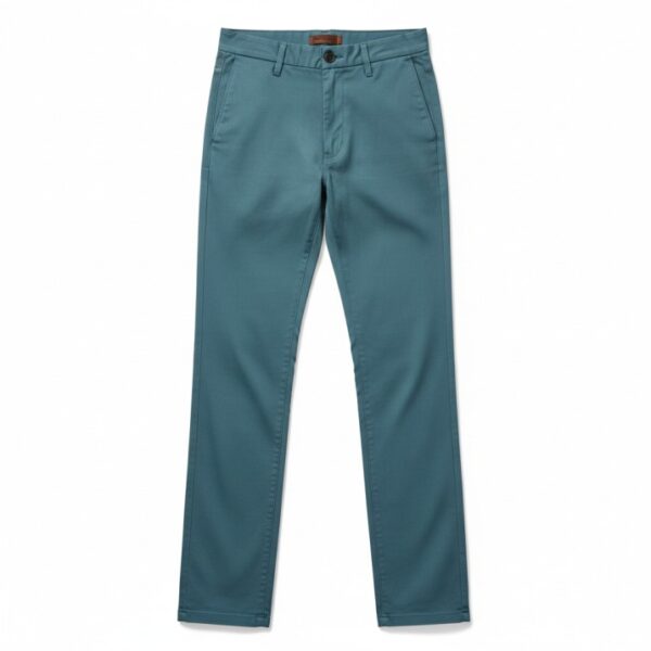 Slim-Fit Chino in Dusty Teal